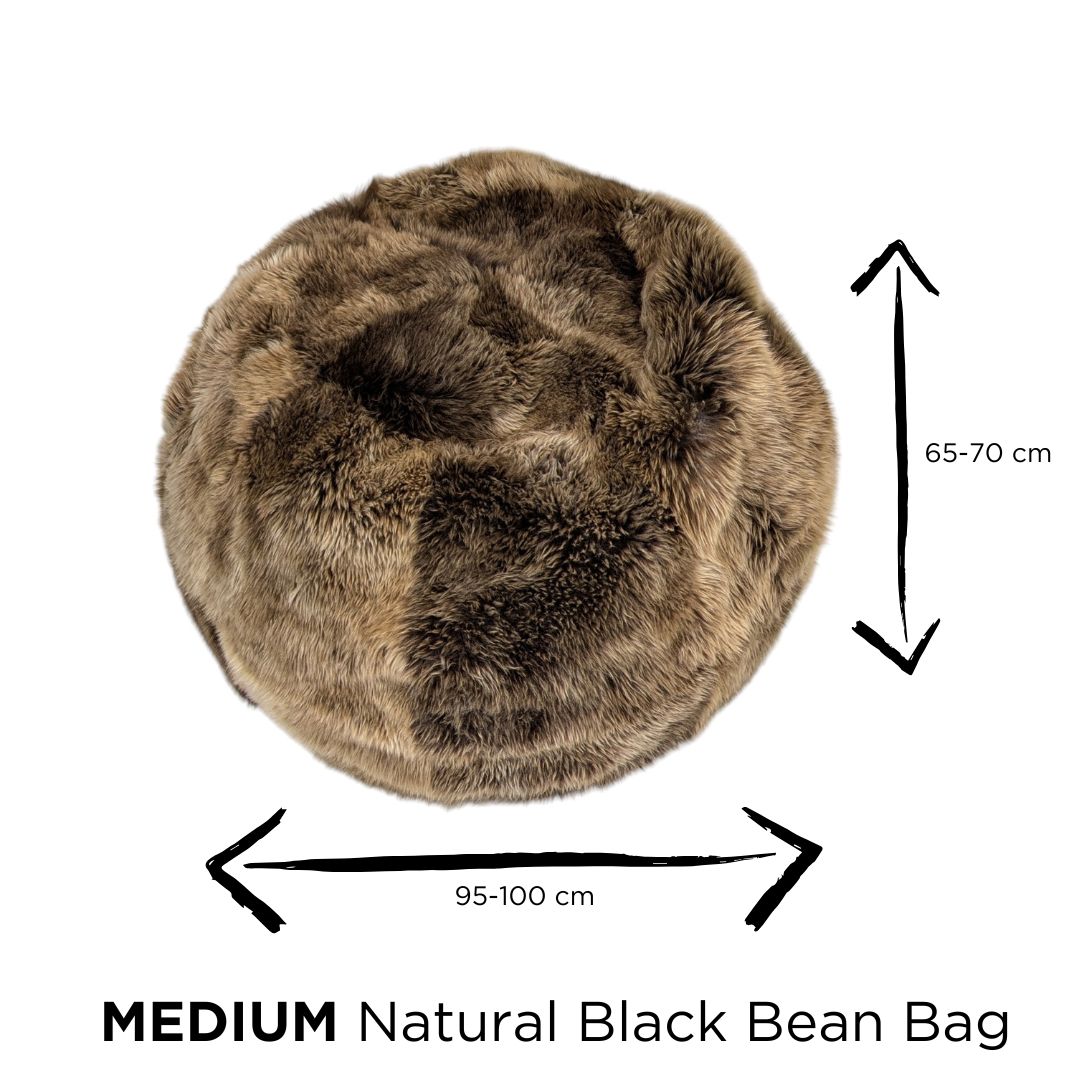 Bean Bag Colossus (Natural Longwool) MADE TO ORDER