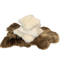 Sheepskin Cushion Cover Ivory