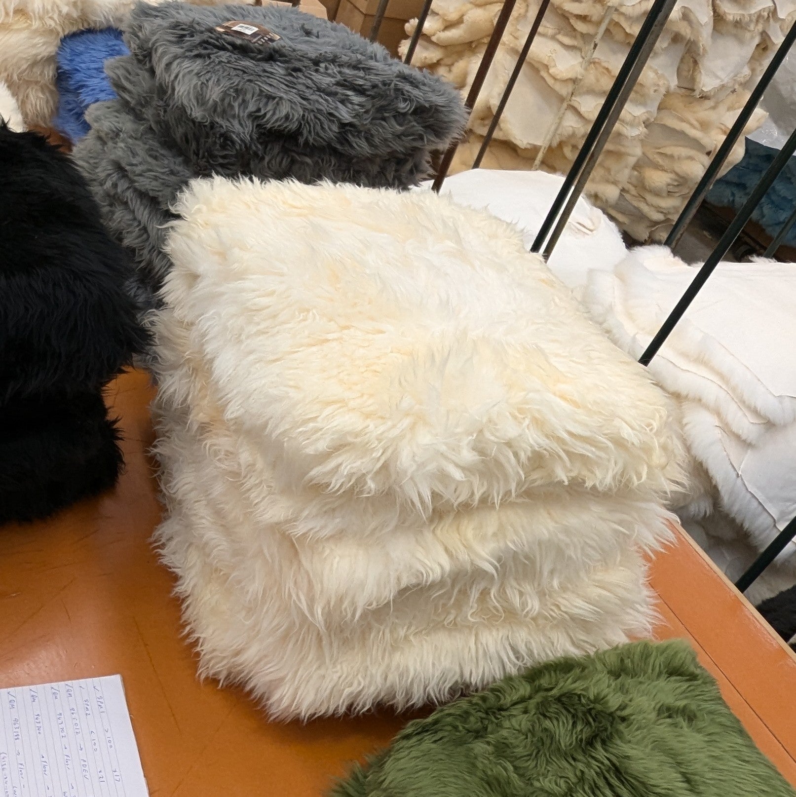 Single Sided Sheepskin Cushion Cover (Clearance)