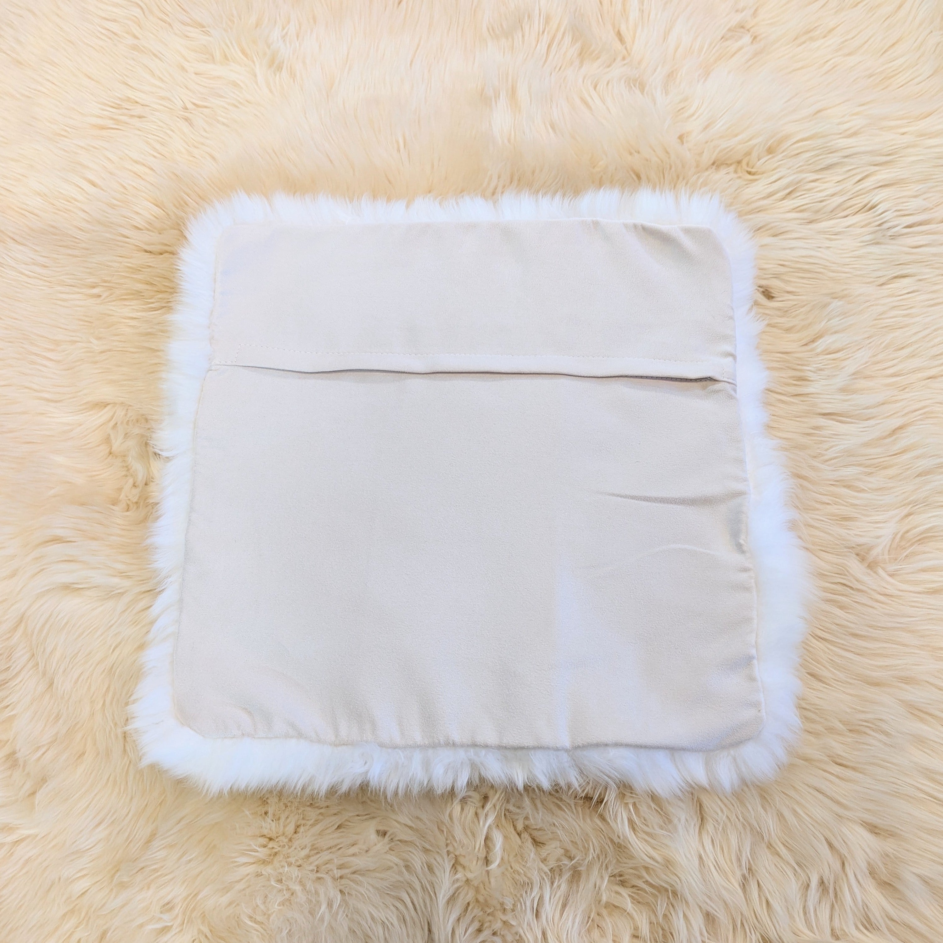 Single Sided Sheepskin Cushion Cover (Clearance)