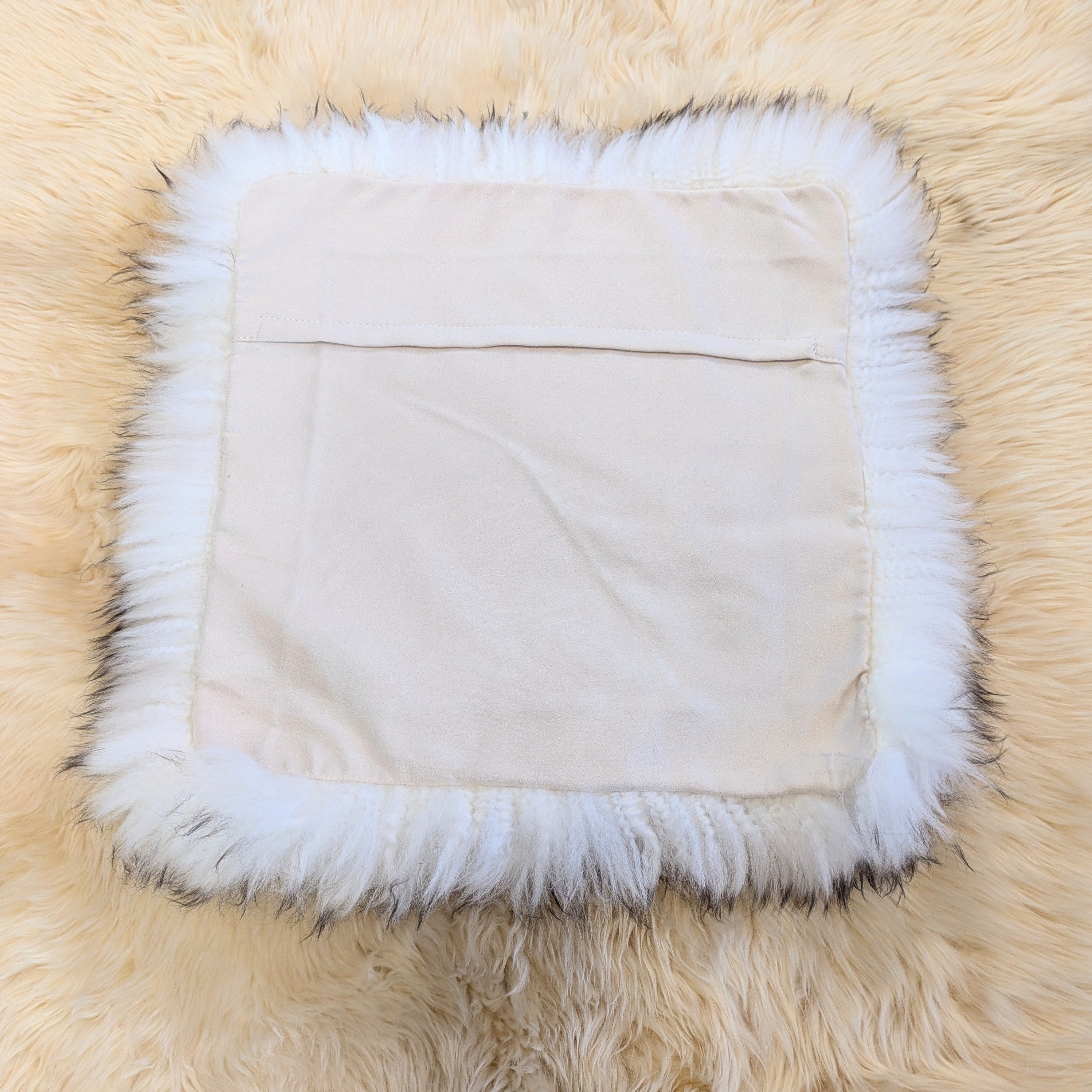 Single Sided Sheepskin Cushion Cover (Clearance)