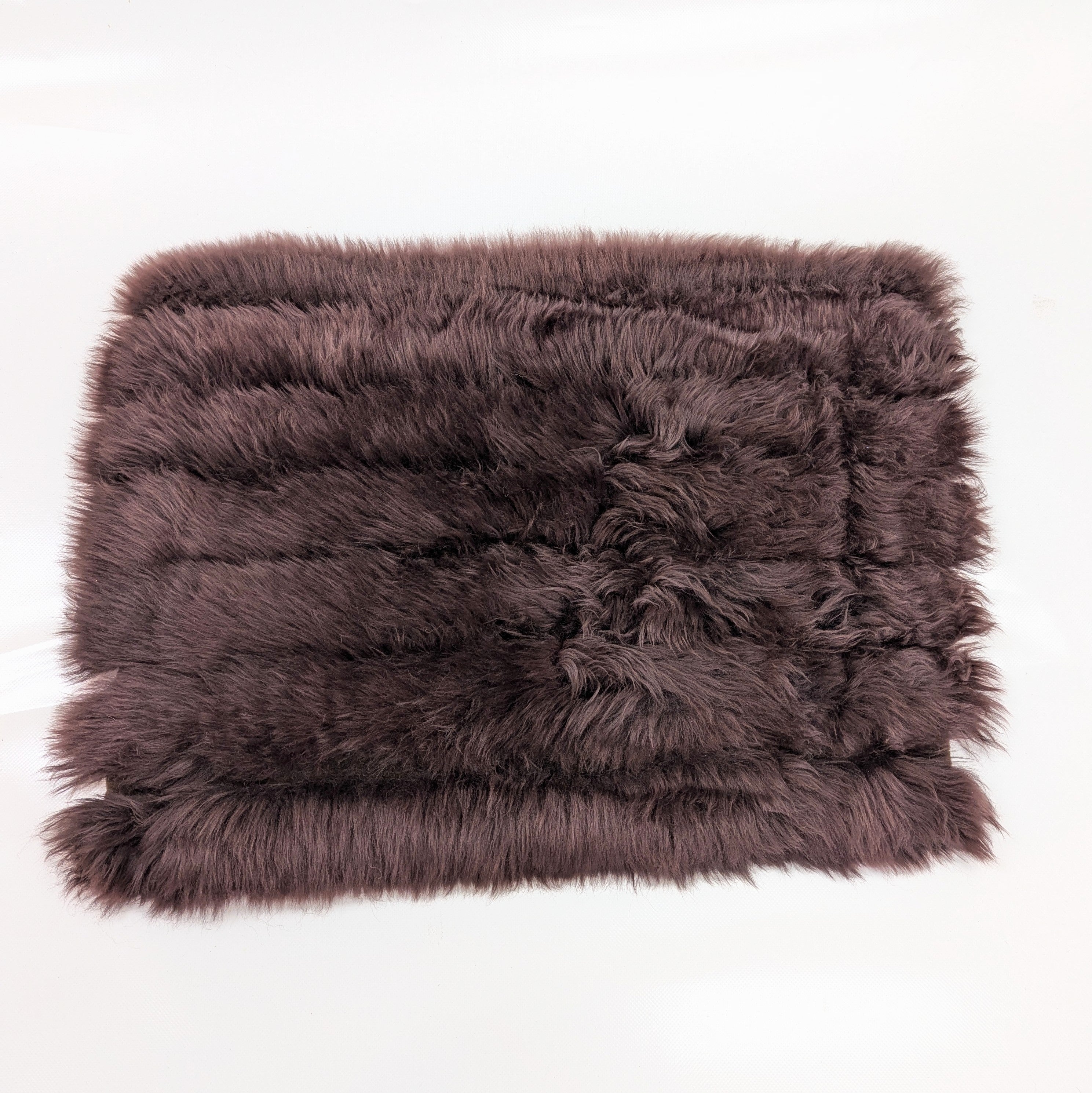 Sheepskin & Sateen Cushion Cover