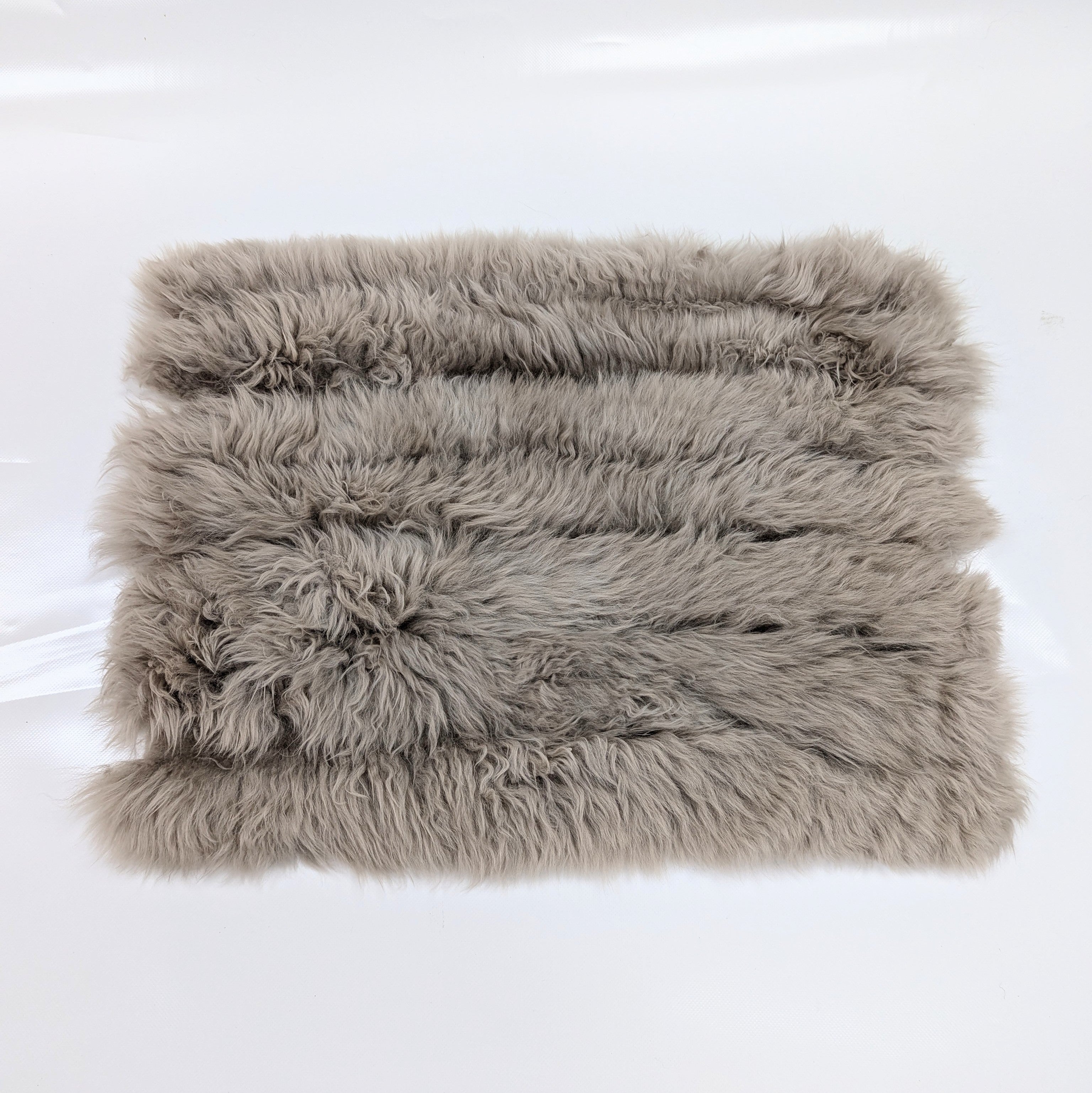 Sheepskin & Sateen Cushion Cover